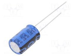 Capacitor: electrolytic; 220uF; 35VDC; Ø10x16mm; ±20%; -40÷85°C