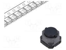 Microswitch TACT; SPST; Pos: 2; 0.05A/12VDC; SMT; none; 5N; 6.5mm
