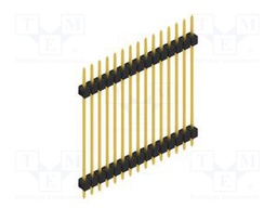 Connector: pin strips; pin header; male; PIN: 15; 2.54mm; THT; 1x15