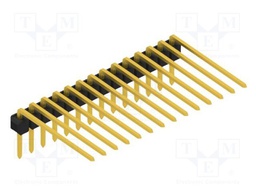 Connector: pin strips; pin header; male; PIN: 14; 2.54mm; THT; 1x14