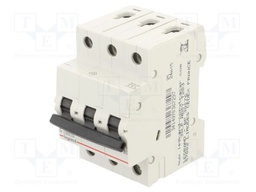 Circuit breaker; 400VAC; Inom: 16A; Poles: 3; Charact: B; 6kA; IP20
