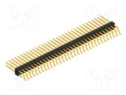 Connector: pin strips; pin header; male; PIN: 66; 2.54mm; SMT; 2x33