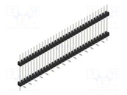 Connector: pin strips; pin header; male; PIN: 32; 2.54mm; SMT; 1x32