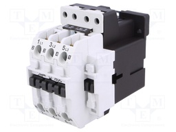 Contactor: 3-pole; NO x3; 24VDC; 25A; DIN,panel; CI 25; -30÷60°C
