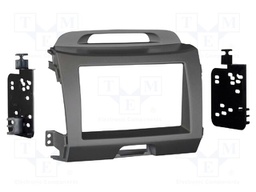 Radio frame; Kia; 2 DIN; grey
