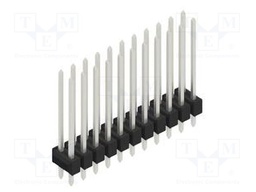 Connector: pin strips; pin header; male; PIN: 22; 2.54mm; THT; 2x11