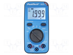 Digital multimeter; LCD; 3,5 digit (2000); VDC: 2V,20V,200V,600V