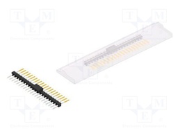 Connector: pin strips; pin header; male; PIN: 21; 2.54mm; SMT; 1x21