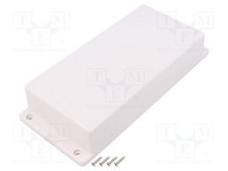 Enclosure: multipurpose; X: 110mm; Y: 220mm; Z: 45mm; TWF; ABS; white