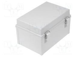Enclosure: wall mounting; X: 300mm; Y: 200mm; Z: 180mm; CAB; ABS; grey