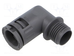 90° angled connector; Thread: metric,outside; polyamide 6