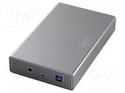 Hard discs housing: 2,5" / 3,5"; SATA III,USB 3.0; aluminium