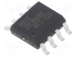 FLASH memory; NOR Flash; 8Mbit; SPI; 86MHz; 2.7÷3.6V; SOP8; serial