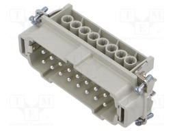 Connector: HDC; contact insert; male; EPIC H-BE; PIN: 16; 24+PE