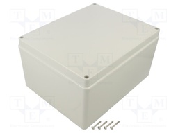 Enclosure: multipurpose; X: 198mm; Y: 248mm; Z: 134mm; SCABOX; grey