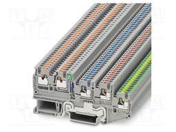 Splice terminal: rail; 13.5A; 24V; push-in; PA; L: 40mm; 0.14÷1.5mm2