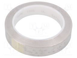 Tape: shielding; W: 19mm; L: 16.5m; Thk: 0.04mm; acrylic; 0.001Ω