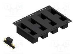 Connector: pin strips; pin header; male; PIN: 8; 2.54mm; SMT; 1x8