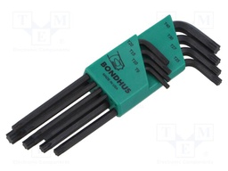 Wrenches set; Torx®; TX09,TX10,TX15,TX20,TX25,TX27,TX30,TX40