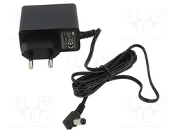 Power supply: switching; mains,plug-in; 6VDC; 1A; 6W; Out: 5,5/2,5