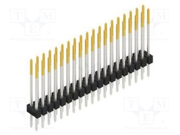 Connector: pin strips; pin header; male; PIN: 38; 2.54mm; THT; 2x19