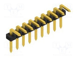 Connector: pin strips; pin header; male; PIN: 9; 2mm; THT; 1x9; 100V