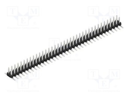 Connector: pin strips; pin header; male; PIN: 72; 2mm; SMT; 2x36