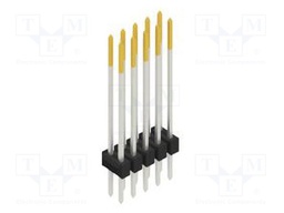 Connector: pin strips; pin header; male; PIN: 10; 2.54mm; THT; 2x5