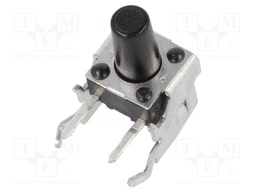 Microswitch TACT; SPST; Pos: 2; 0.02A/15VDC; THT; none; 1.6N; 8.35mm
