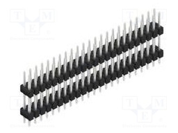 Connector: pin strips; pin header; male; PIN: 46; 2.54mm; THT; 2x23
