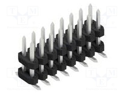 Connector: pin strips; pin header; male; PIN: 16; 2mm; SMT; 2x8; 100V