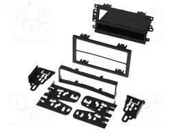 Radio mounting frame; Hummer,Suzuki; 2 ISO; black