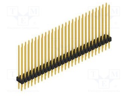 Connector: pin strips; pin header; male; PIN: 54; 2.54mm; THT; 2x27