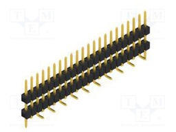 Connector: pin strips; pin header; male; PIN: 22; 2.54mm; SMT; 1x22