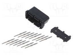 Diagnostic connector OBD II; Body: black; male; 24VDC