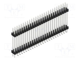 Connector: pin strips; pin header; male; PIN: 52; 2.54mm; SMT; 2x26