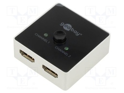 Switch; HDCP 2.2,HDMI 2.0; black; Input: HDMI socket x2