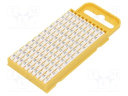 Markers for cables and wires; 4.3÷5.3mm; polyamide; push-in