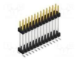 Connector: pin strips; pin header; male; PIN: 26; 2.54mm; SMT; 2x13