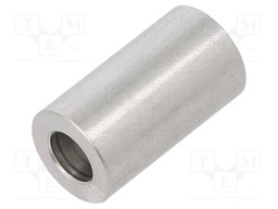 Spacer sleeve; 5.3mm; cylindrical; stainless steel; Øint: 10mm