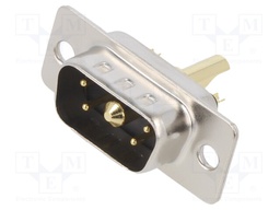 Special D-Sub; PIN: 5(1+4); plug; male; for cable; soldering; MHCD