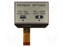 Display: LCD; 160x100; FSTN Positive; grey; 51.5x31.7x2.1mm; 3V