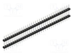 Connector: pin strips; pin header; male; PIN: 34; 2mm; THT; 1x34