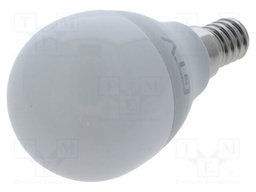 LED lamp; warm white; E14; 230VAC; 720lm; 8W; 160°; 3000K