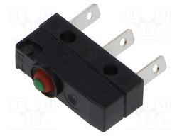 Microswitch SNAP ACTION; 0.1A/250VAC; without lever; SPDT; Pos: 2
