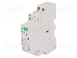 Contactor: 2-pole installation; NC + NO; 230VAC; 25A; DIN