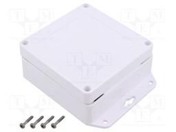 Enclosure: multipurpose; X: 105mm; Y: 105mm; Z: 45mm; ZP; ASA; white