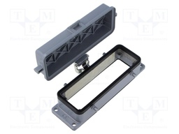 Enclosure: for HDC connectors; size 24; Pitch: 104x27mm