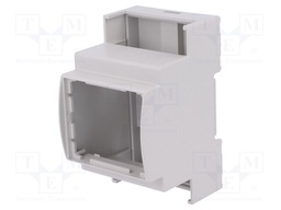 Enclosure: for DIN rail mounting; Y: 90mm; X: 53.5mm; Z: 53mm; ABS