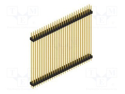 Connector: pin strips; pin header; male; PIN: 56; 2.54mm; THT; 2x28